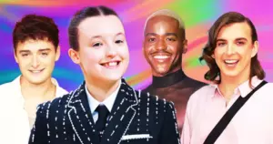 Група зірок під гаслом National Coming Out Day — святкування автентичності та видимості в LGBTQ+ спільноті