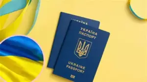 Державний прапор, що пливе на вітрі, на тлі туману — метафора прихованих складнощів і відчуттів, пов’язаних із громадянством.