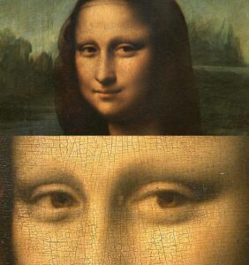 Мона Ліза — легендарний портрет Леонардо да Вінчі з виразною усмішкою та м’яким світлотіньовим моделюванням