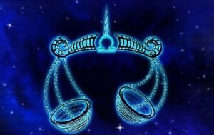 Два знаки зодіаку — Терези та Телець — поруч, символізуючи сумісність і взаємодію між ними.